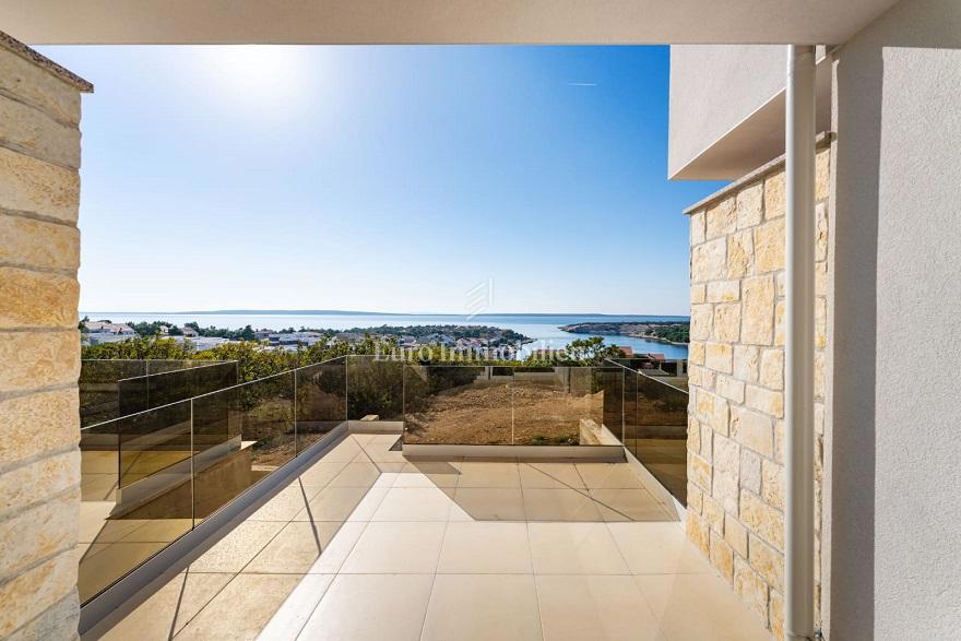 Šimuni, Pag - appartamento duplex con vista panoramica