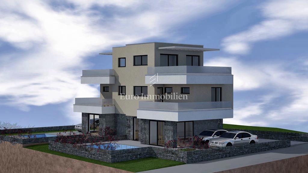 Bilice, Appartamento con piscina vicino alla spiaggia