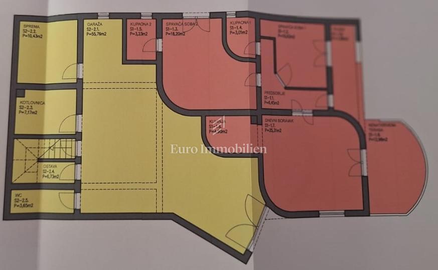 Appartamento con due camere da letto, Città di Pag