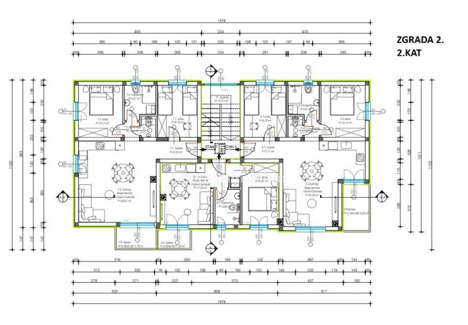 Appartamenti con due posti auto vicino alla spiaggia