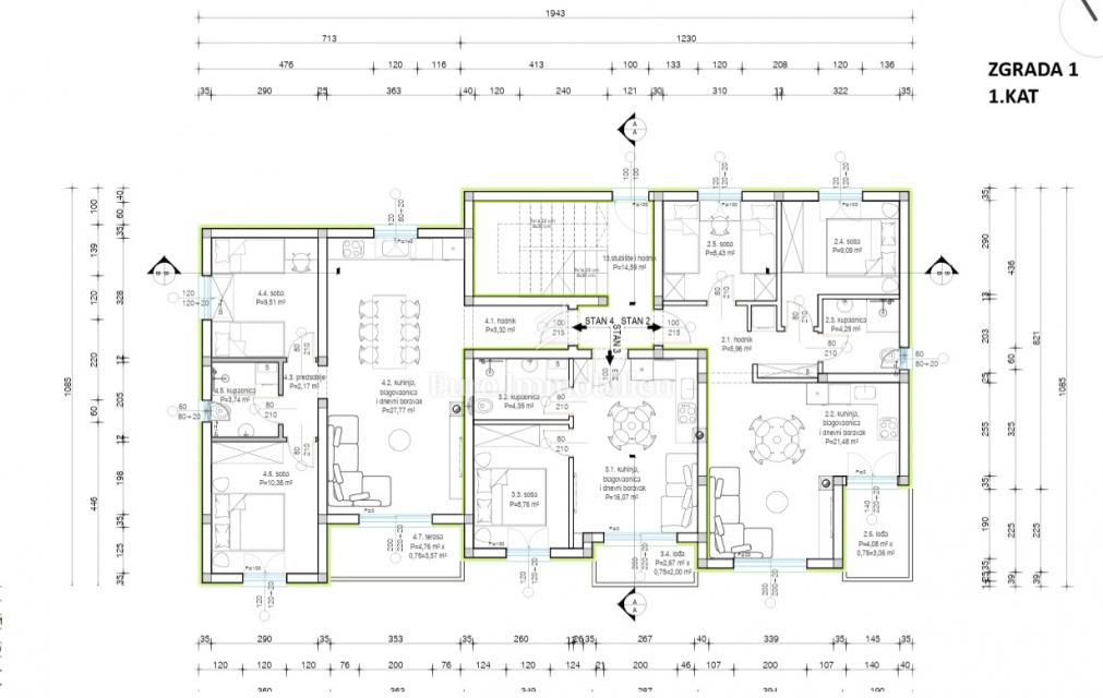 Appartamenti con due posti auto vicino alla spiaggia