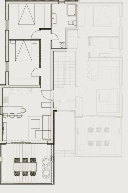 Appartamenti in edificio residenziale vicino al mare, Pag