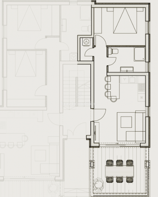 Appartamenti in edificio residenziale vicino al mare, Pag