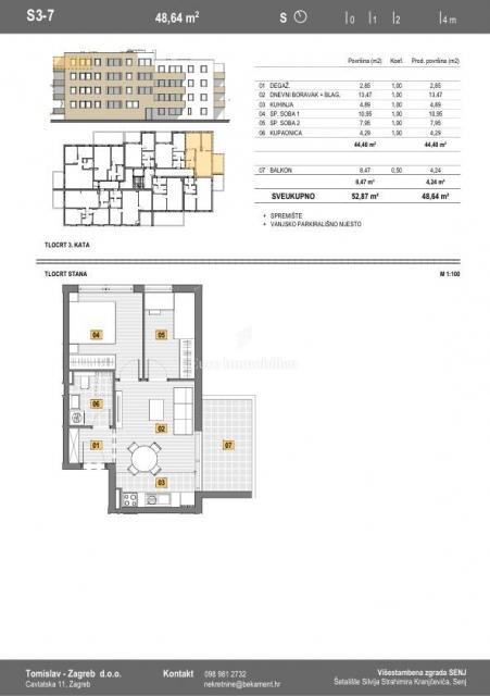 Nuova costruzione a Senj vicino al mare