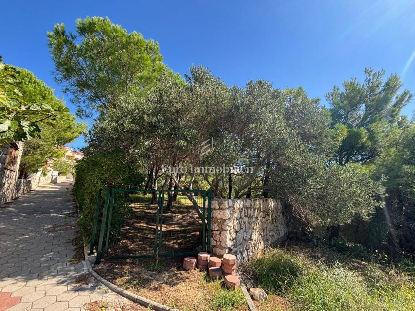 Isola di Pag – Casa con bel giardino, prima fila al mare