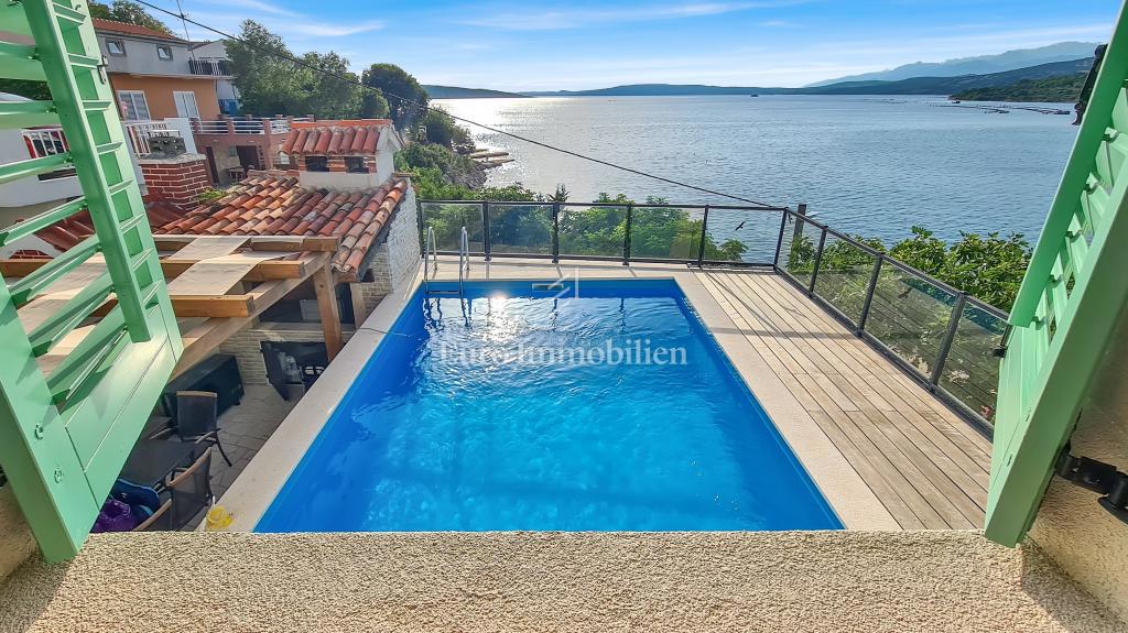 Meka Draga - condominio con piscina, in prima fila sul mare