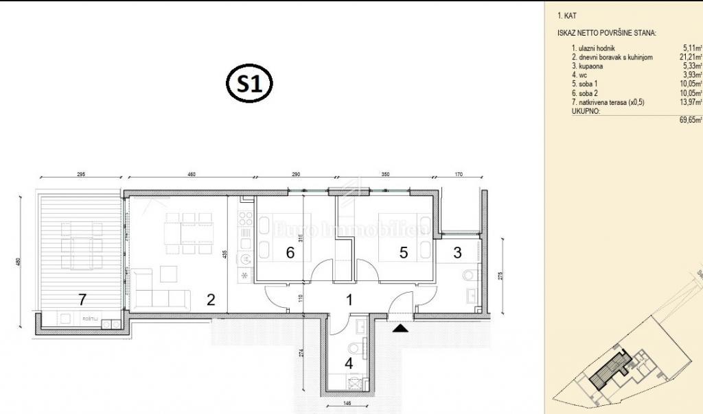 Novalja - nuovo appartamento vicino al mare
