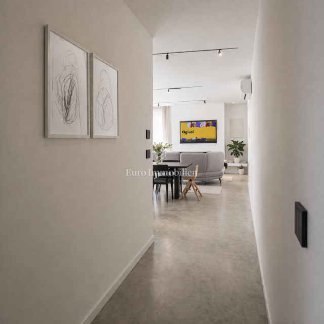 Istria, Labin - moderna casa a un piano con giardino