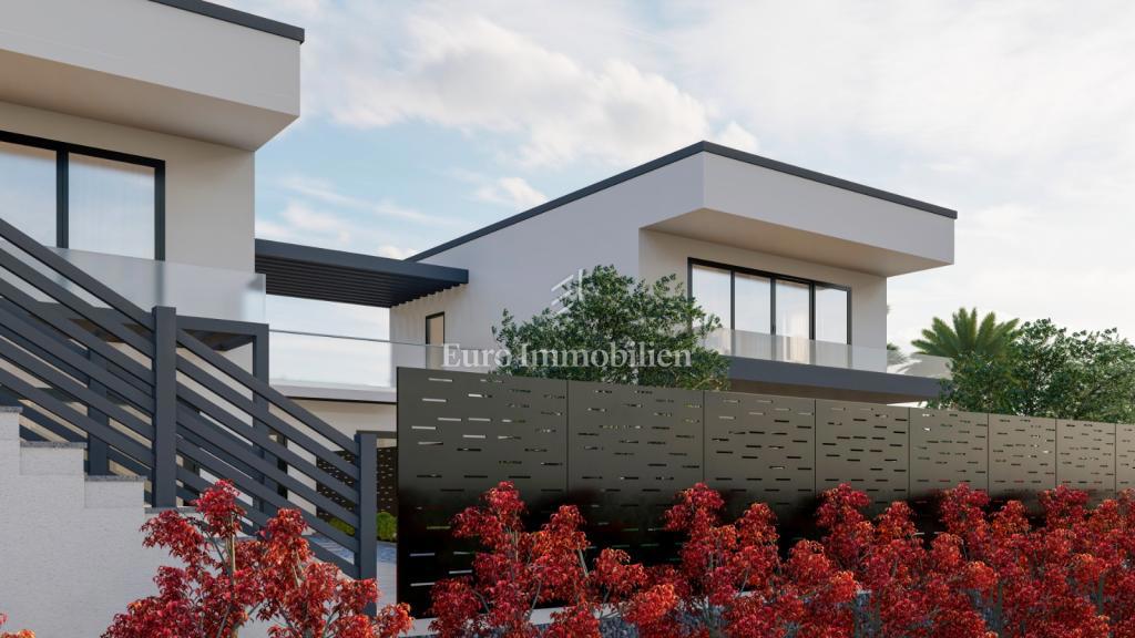 Krk - villa con piscina e vista mare