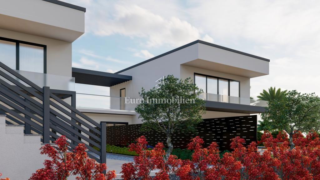 Krk - villa con piscina e vista mare