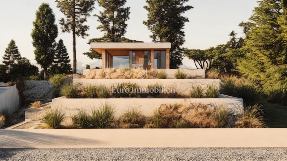 Land on the edge of the construction zone with a view of nature