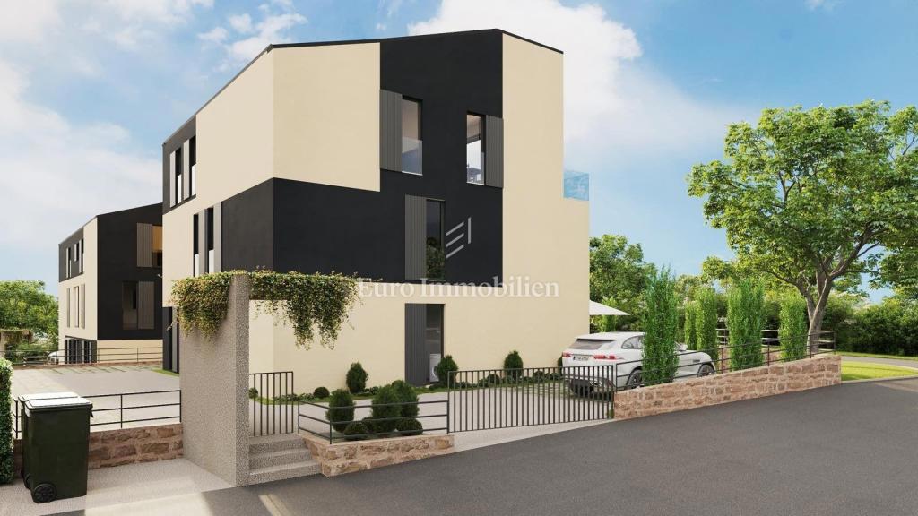 Modern apartment under construction in the city of Krk