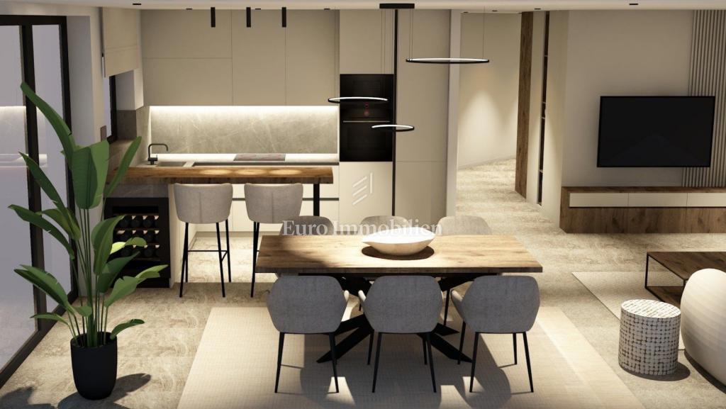 Luxurious apartment, new building, city of Krk