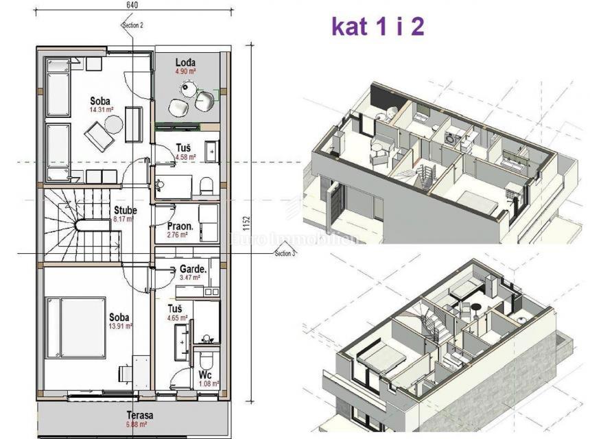 Attraente terreno edificabile vicino alla spiaggia - Pirovac