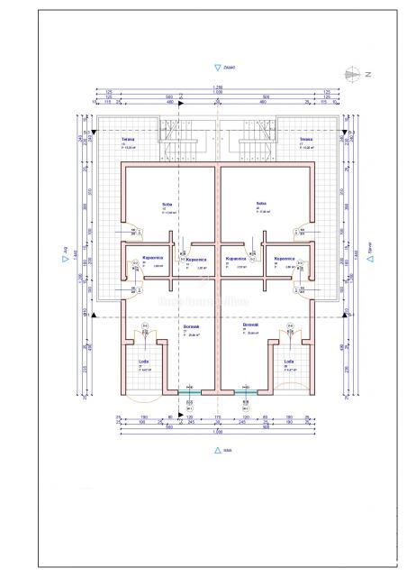 Metà della casa con tre appartamenti - Povljana, Pag