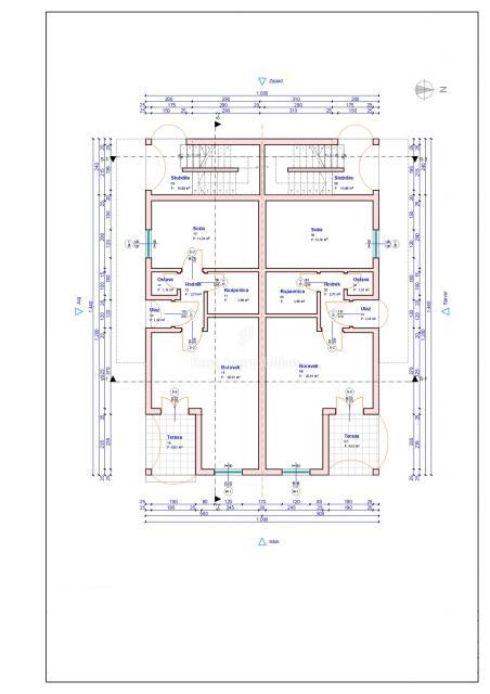 Metà della casa con tre appartamenti - Povljana, Pag