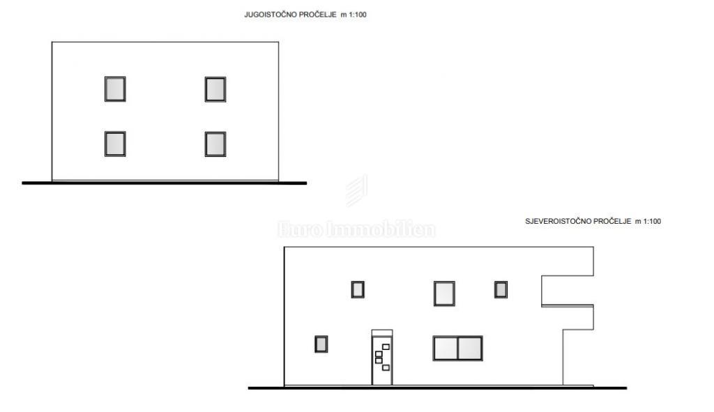 Due metà della casa con piscina - nuova costruzione a Privlaka