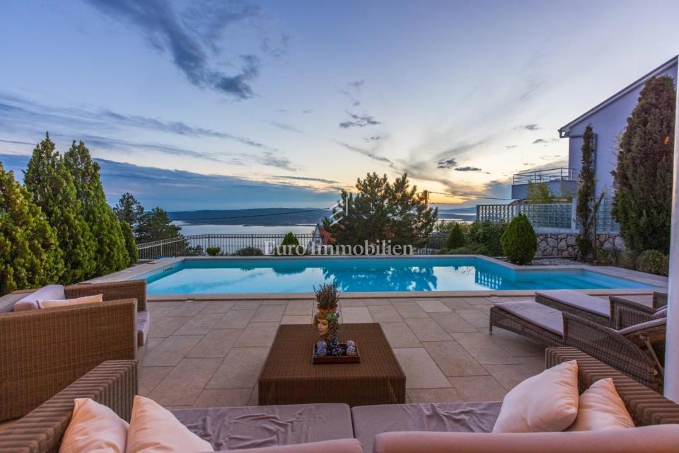 Crikvenica - villa con vista sul mare aperto