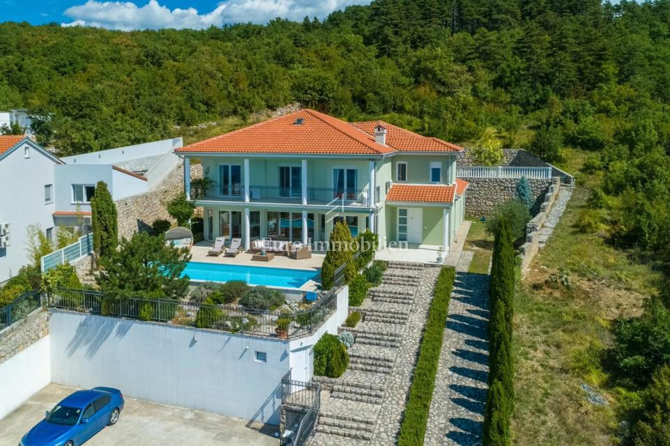 Crikvenica - villa con vista sul mare aperto