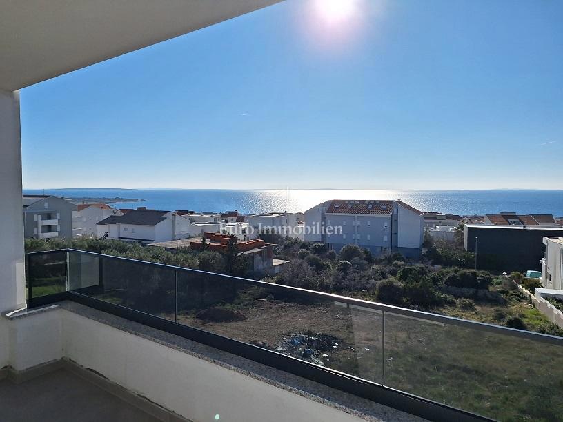 Novalja - appartamento con vista panoramica sul mare