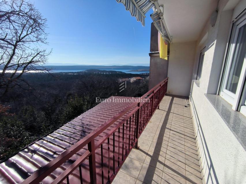 Jadranovo - appartamento con vista su Krk e tutta la Riviera