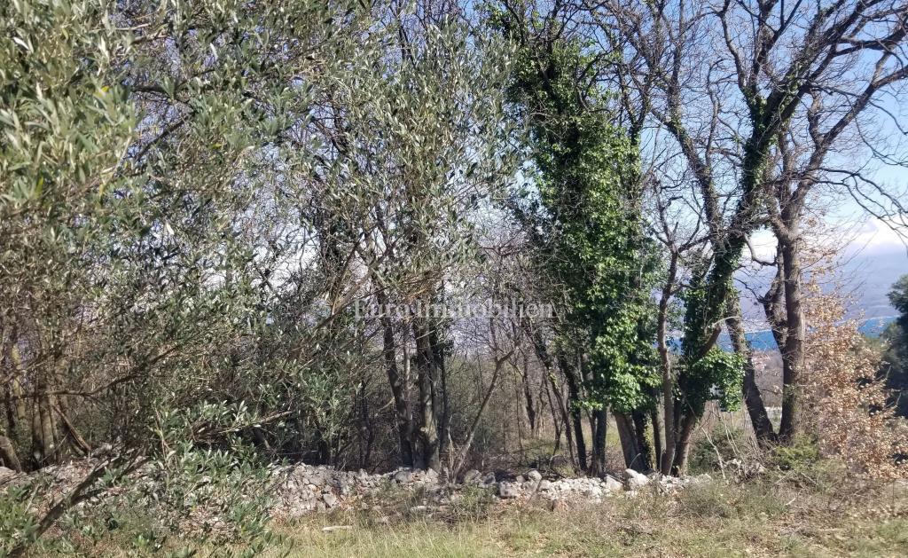 Terreno con concessione edilizia, vista mare