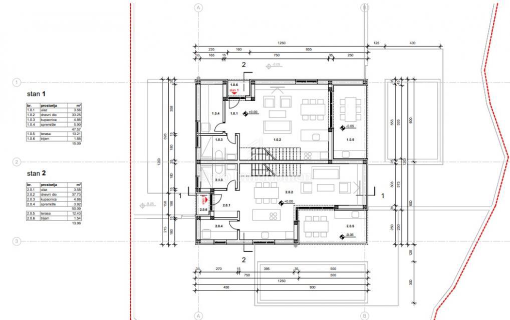 Malinska - nuova casa con piscina, a 170 metri dal mare