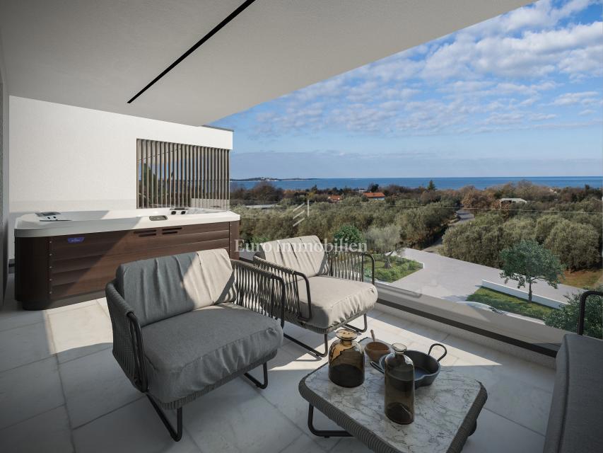 Peroj - appartamento con vista mare