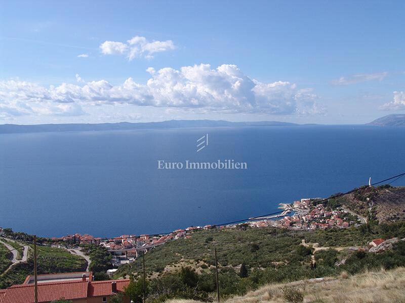 Podgora - terreno edificabile con vista panoramica
