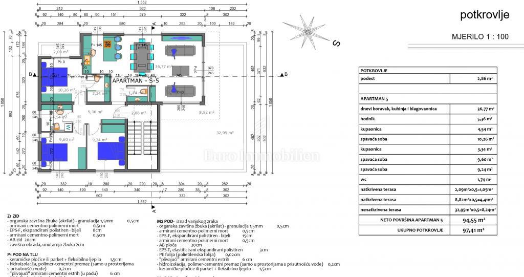 Appartamenti di nuova costruzione a 20 m dal mare