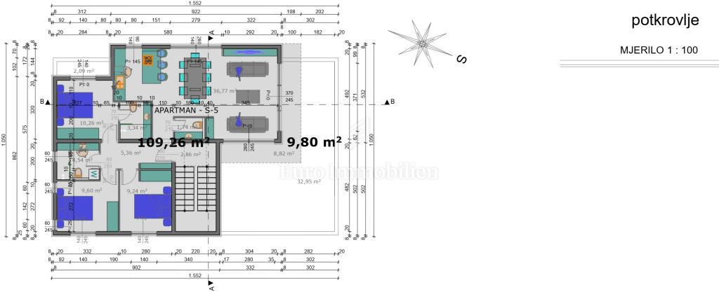 Appartamenti di nuova costruzione a 20 m dal mare