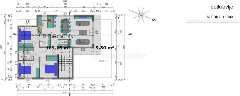 Appartamenti di nuova costruzione a 20 m dal mare