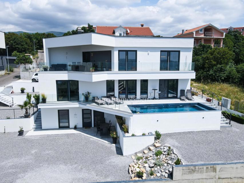 Crikvenica, lussuosa casa moderna con piscina
