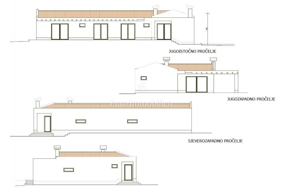 Istria - 4 lotti edificabili con permessi di costruzione