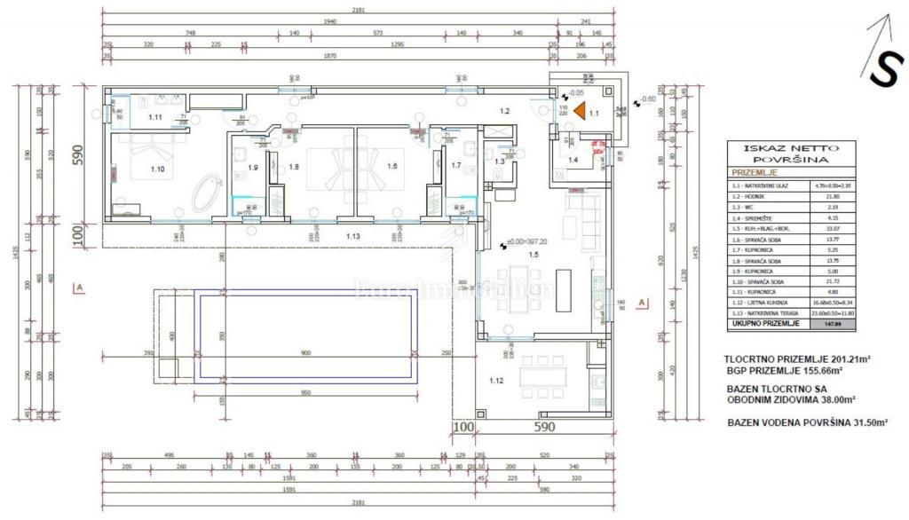 Istria - 4 lotti edificabili con permessi di costruzione