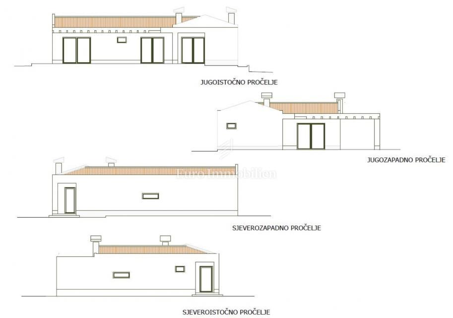 Istria - 4 lotti edificabili con permessi di costruzione