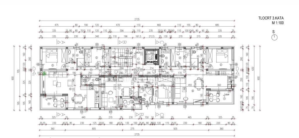 Istria, Tar - appartamento nuovo in edificio con ascensore, a 3 km dal mare
