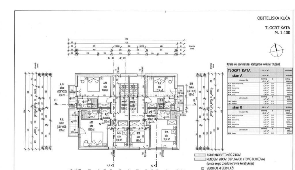 Parenzo - Casa di nuova costruzione con giardino, a 1,5 km dal mare