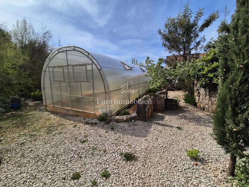 Krk - dintorni, casa indipendente con ampio giardino