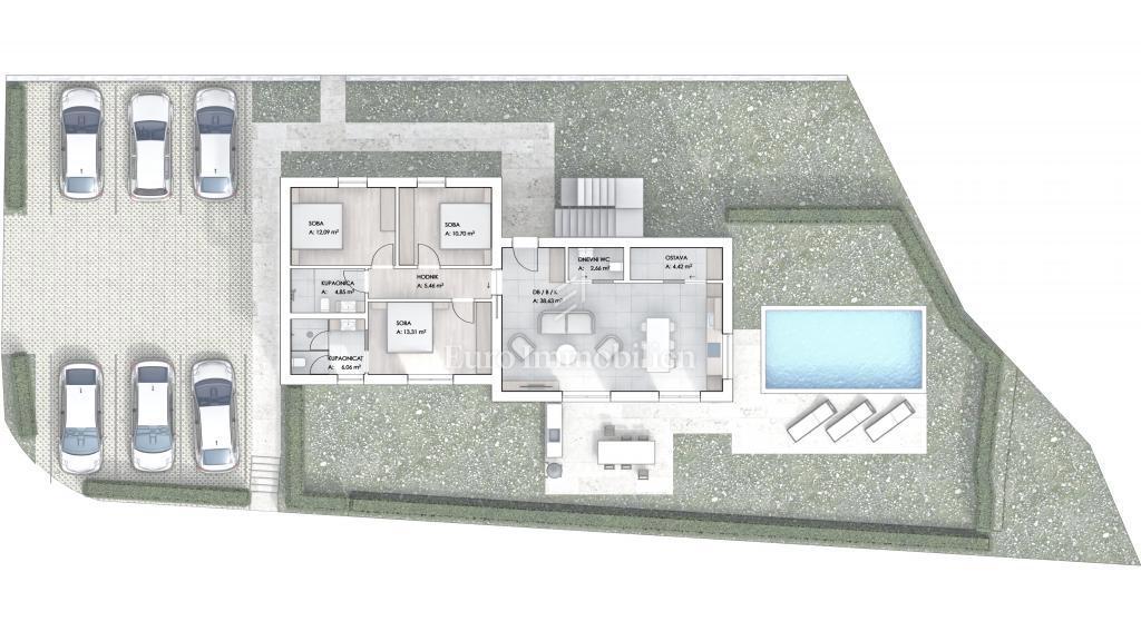 Terreno Grad Krk, Citta di Krk, 649m2