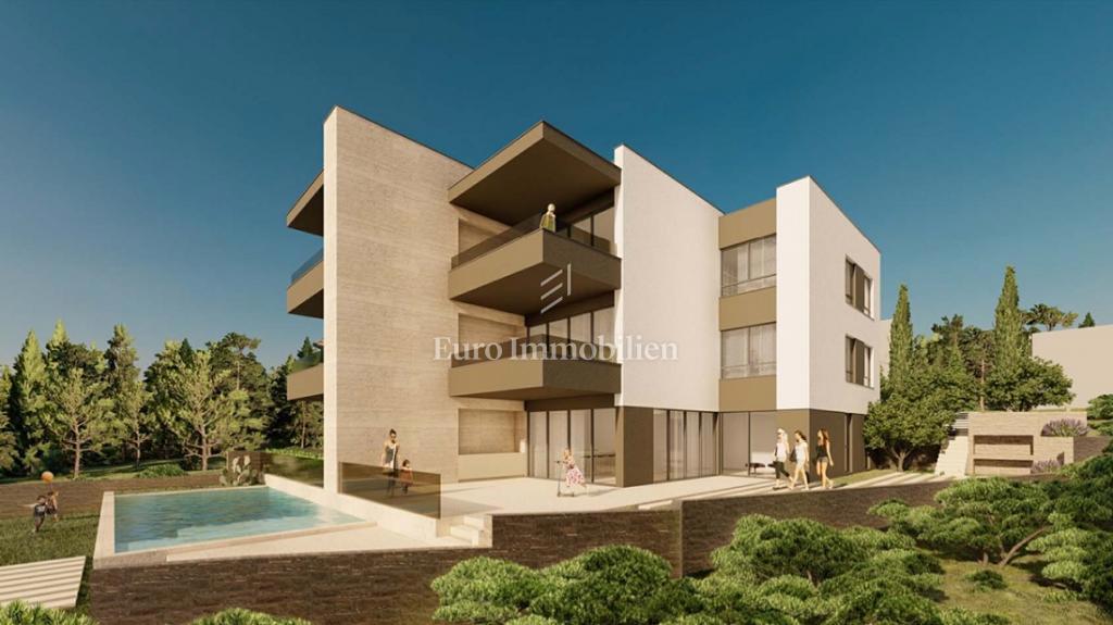 Novalja - appartamento in un edificio nuovo, vicino al mare