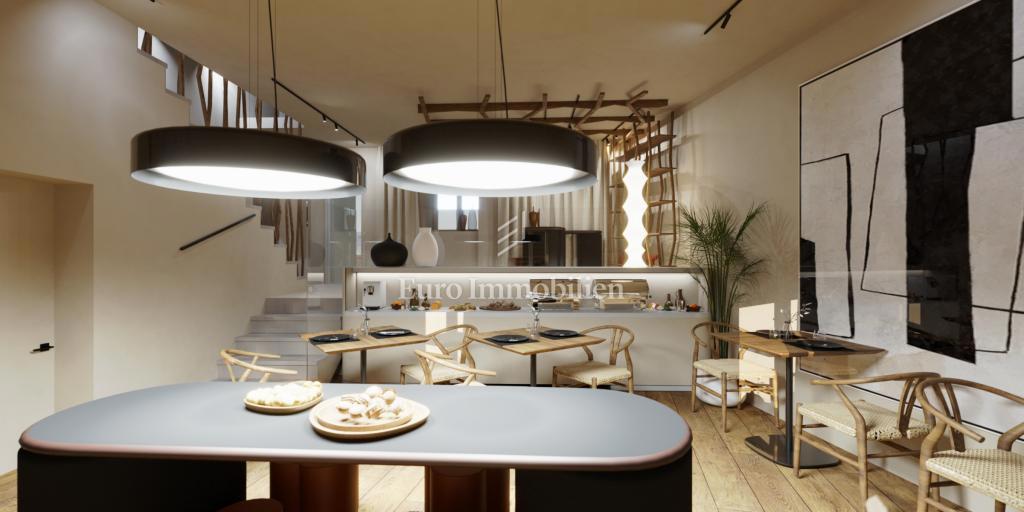 Albona - casa con progetto e permesso di costruzione per hotel