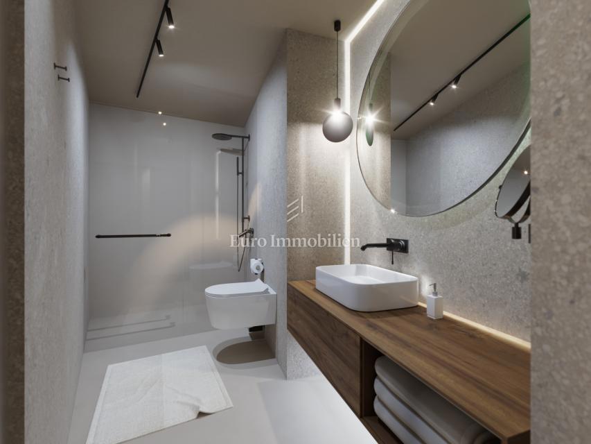 Albona - casa con progetto e permesso di costruzione per hotel