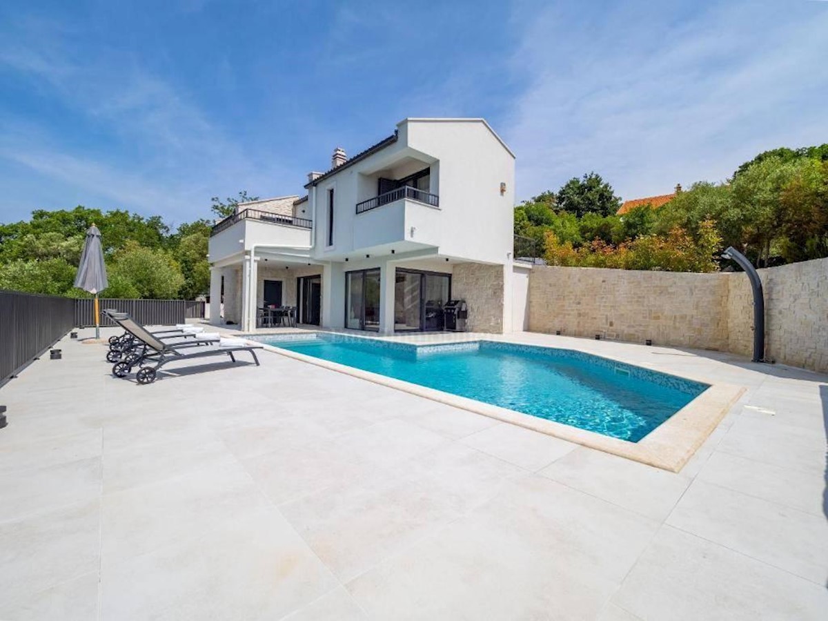 Luxury villa with sea view, island of Krk