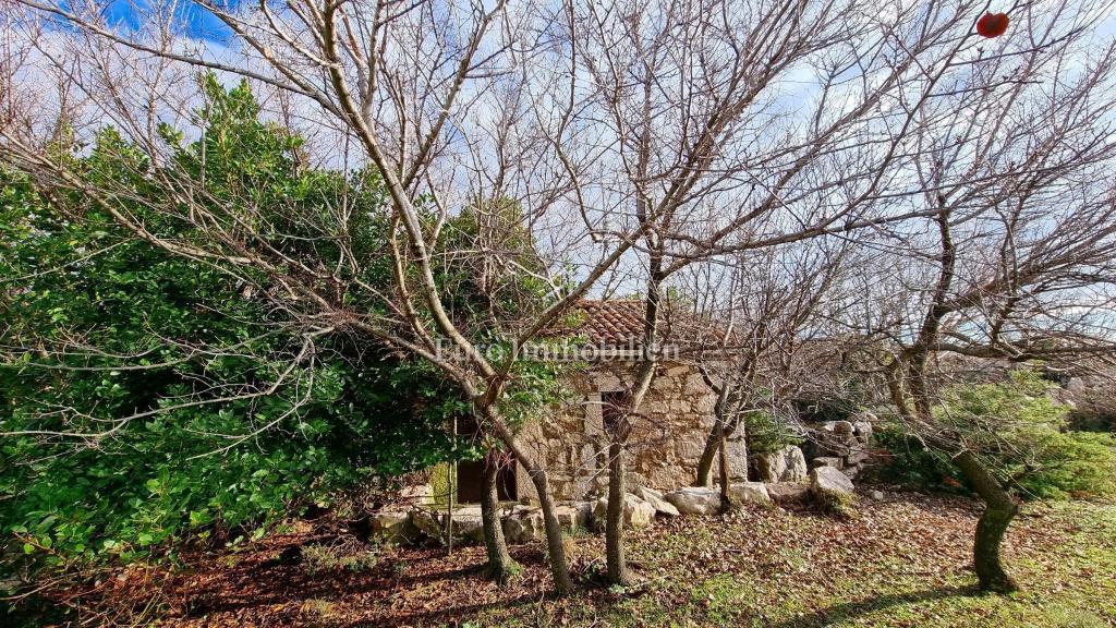 Casa in pietra nella natura selvaggia, 300 m dal mare, isola di Krk