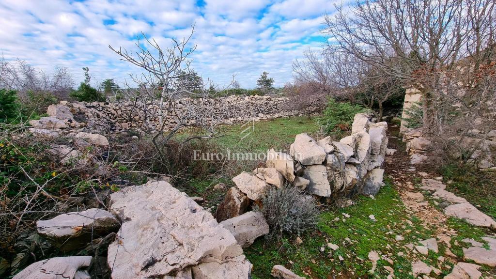 Casa in pietra nella natura selvaggia, 300 m dal mare, isola di Krk