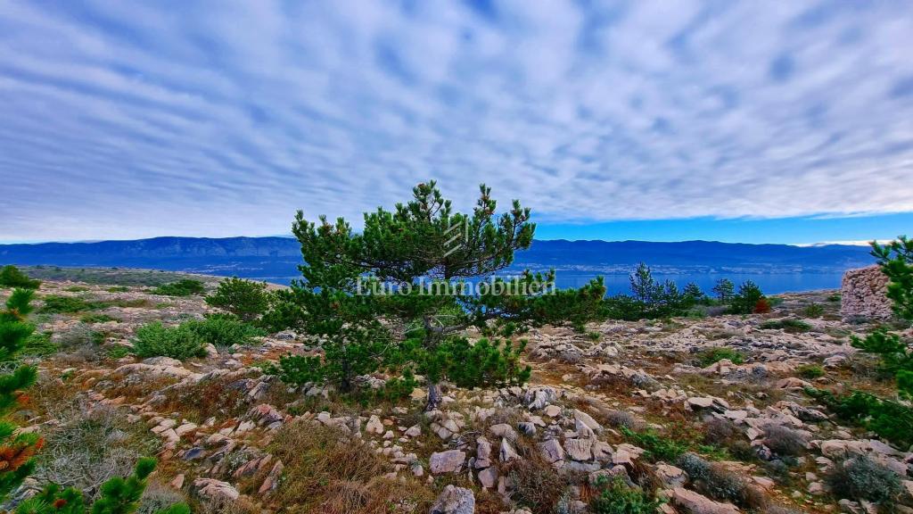 Casa in pietra nella natura selvaggia, 300 m dal mare, isola di Krk