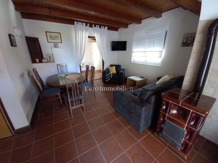 Nice semi-detached house with a pool, near the town of Krk