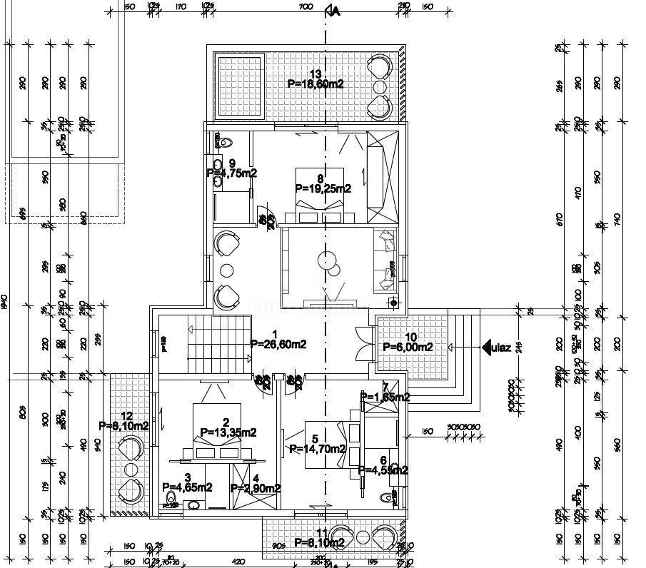 Villa moderna con piscina in costruzione, nelle vicinanze di Labin