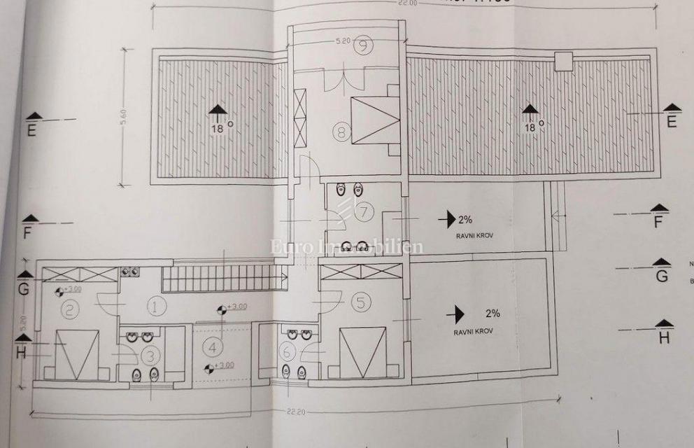 Dintorni di Rovigno, bellissima villa con due piscine e sauna